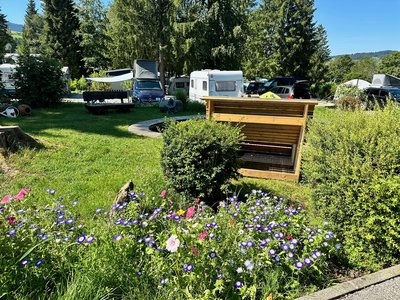 Rundgang durch den Camping-Platz
